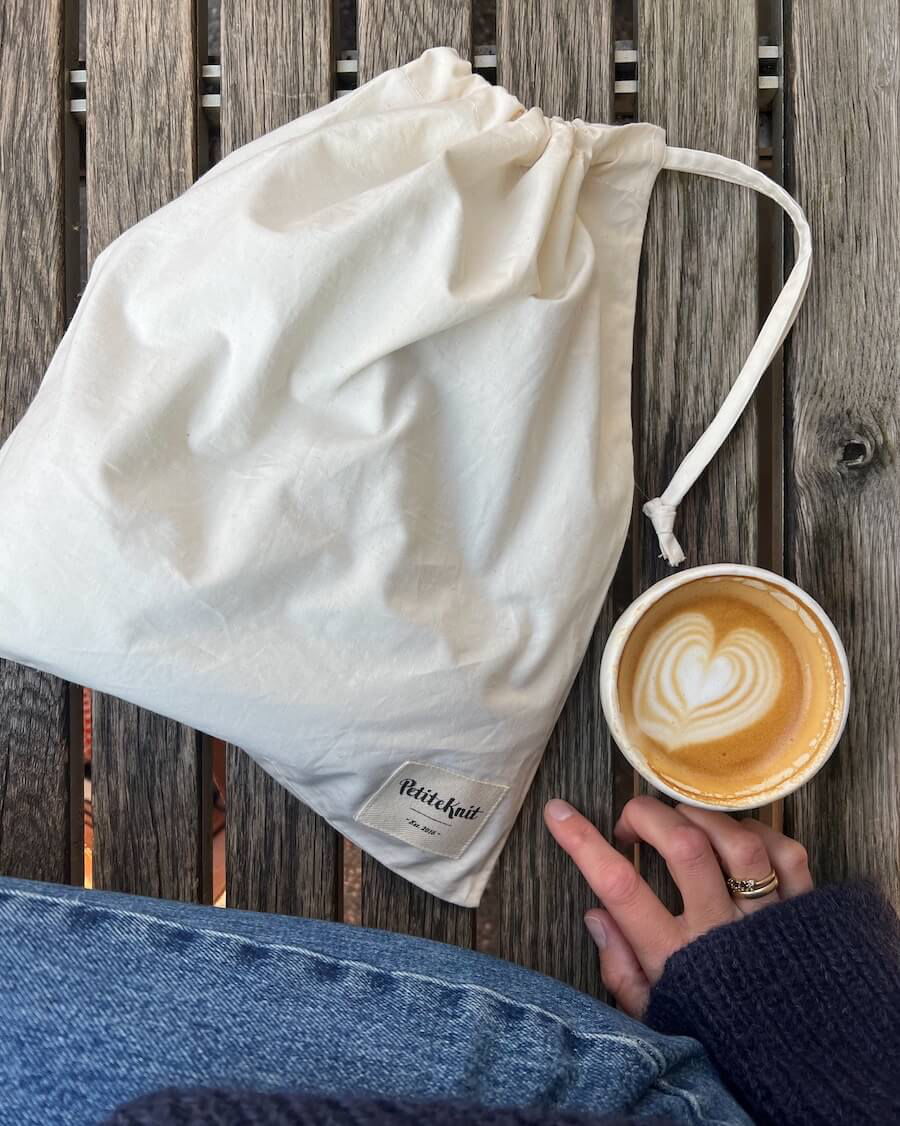 Drawstring Project Bag | Petite Knit