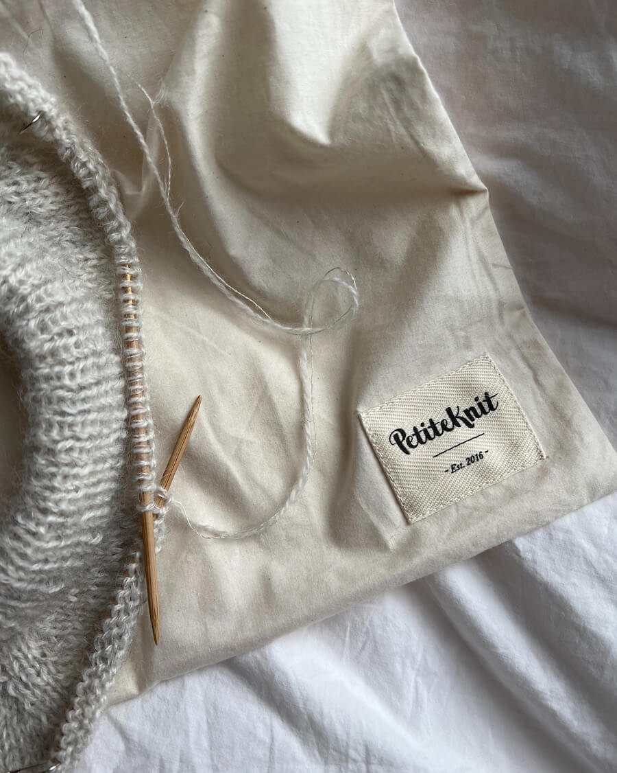 Drawstring Project Bag | Petite Knit