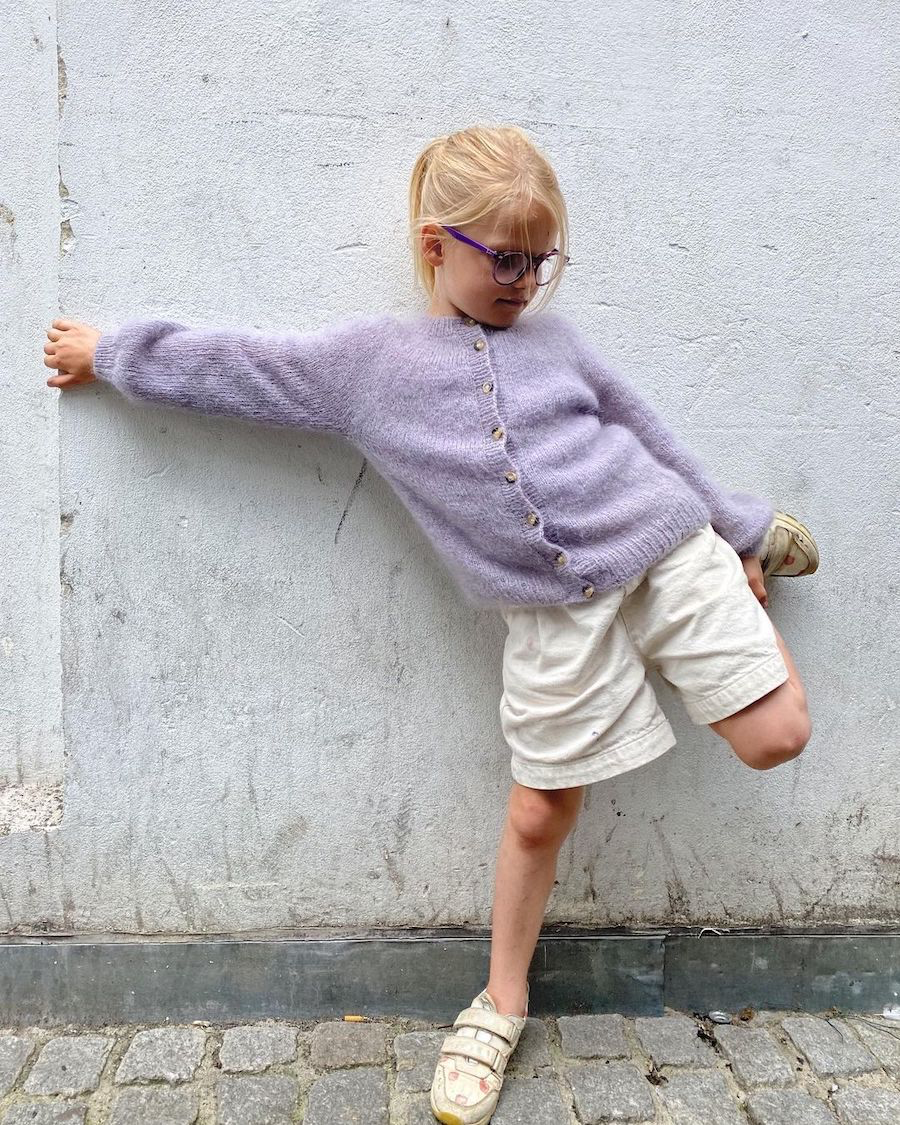 Novice Cardigan Junior - Mohair Edition | Petite Knit patterns