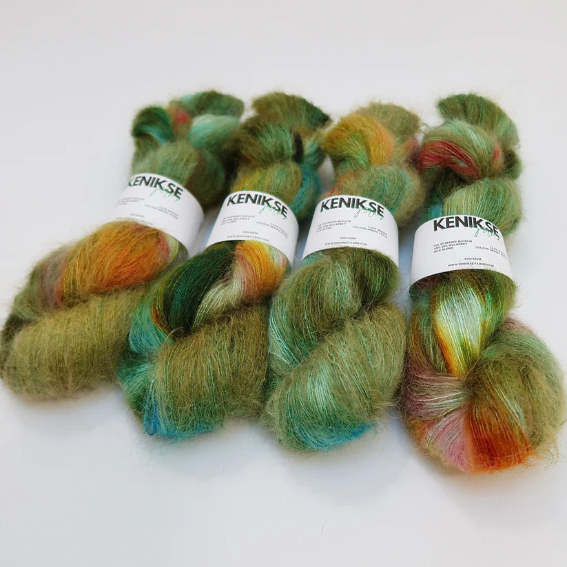 Mohair/ Mulberry Silk from Kenikse Yarns | Spring Fever