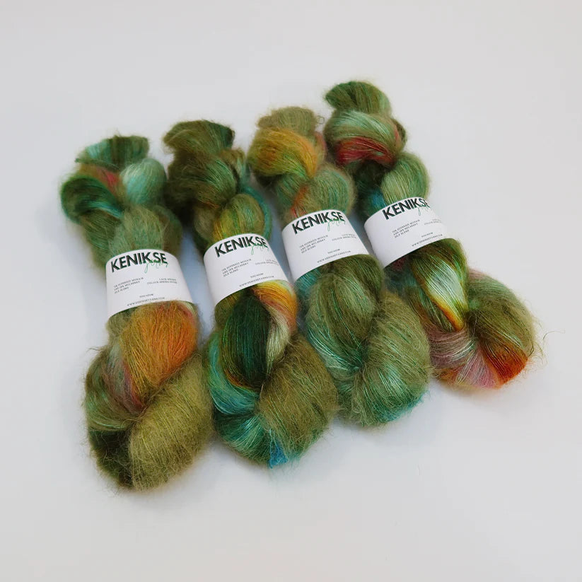 Mohair/ Mulberry Silk from Kenikse Yarns | Spring Fever