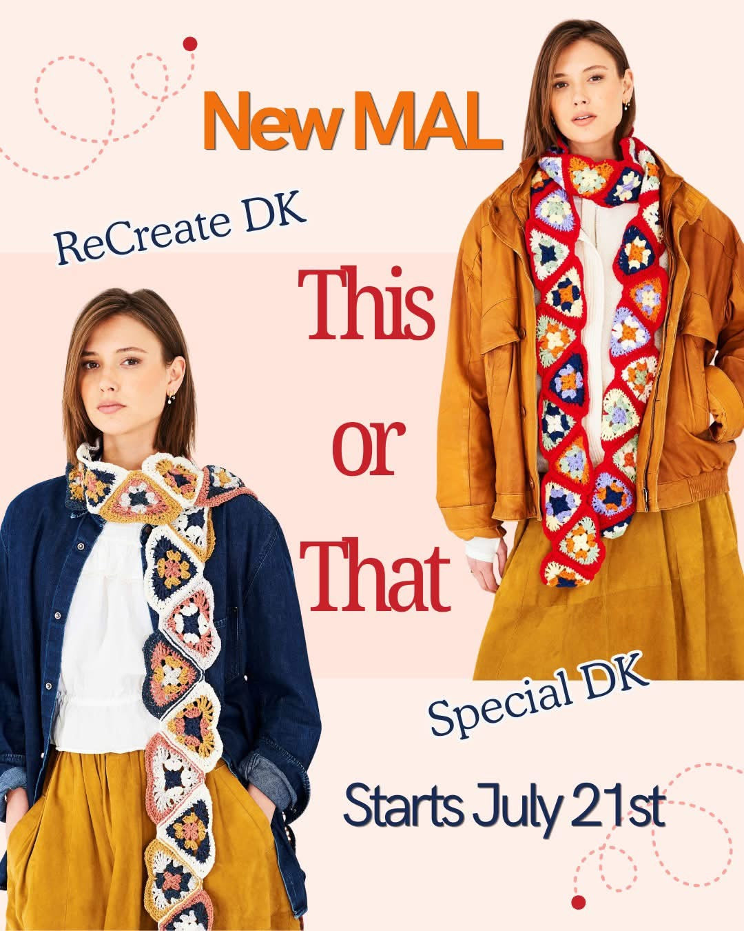 Granny Heart Scarf MAL KIT | Stylecraft SPECIAL DK