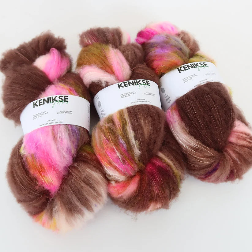 Lace weight brushed Merino | Truffle