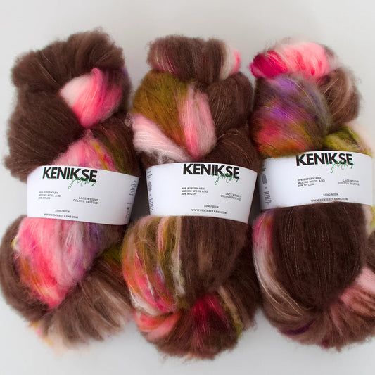 Lace weight brushed Merino | Truffle