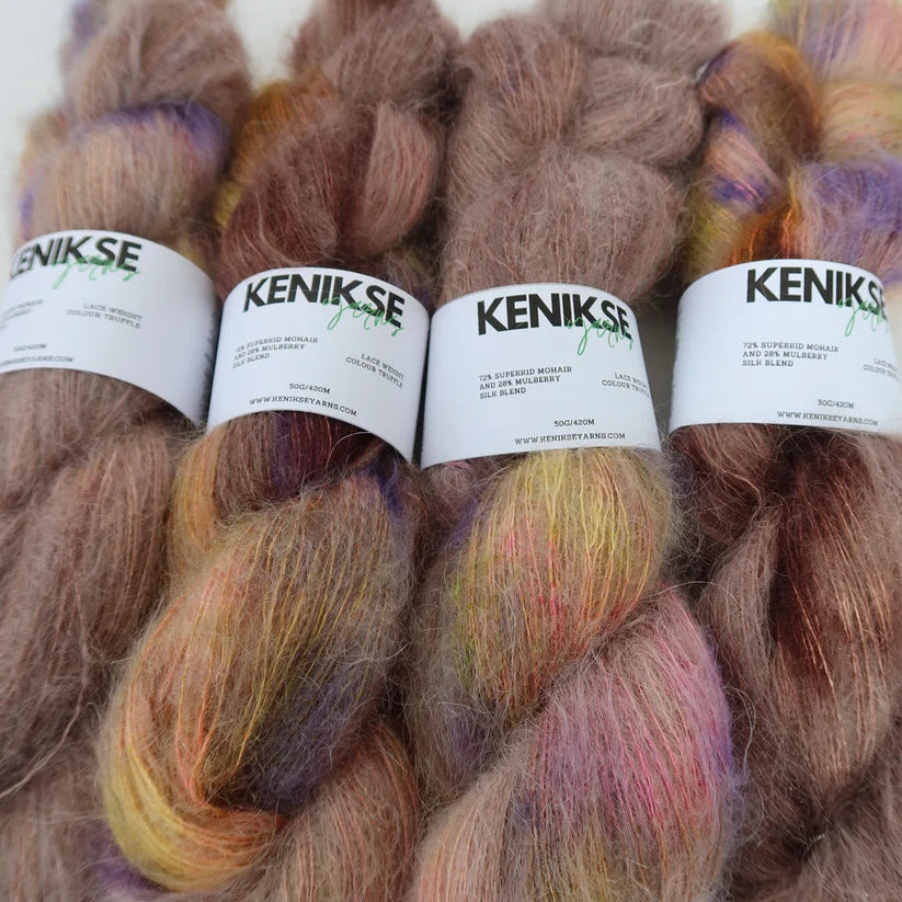 Lace Weight Superkid Mohair and Mulberry Silk | Truffle