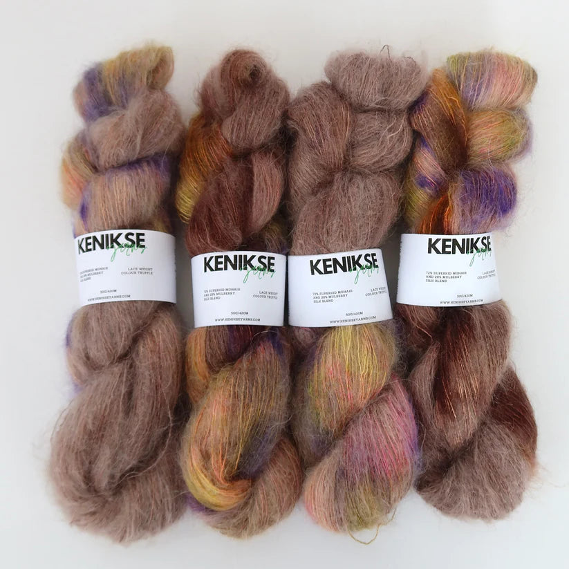 Lace Weight Superkid Mohair and Mulberry Silk | Truffle