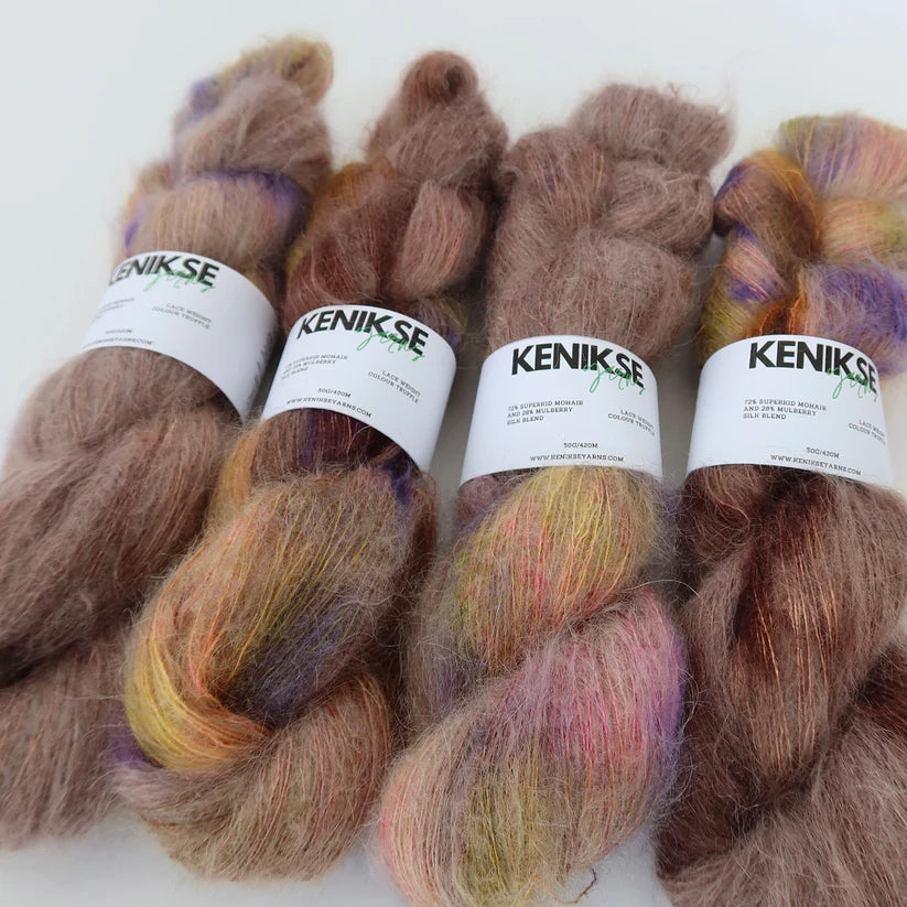 Lace Weight Superkid Mohair and Mulberry Silk | Truffle