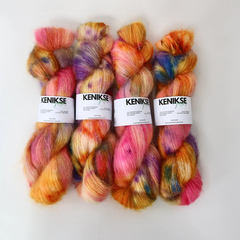 Mohair and Mulberry Silk | June Berry