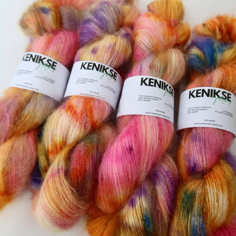 Mohair and Mulberry Silk | June Berry