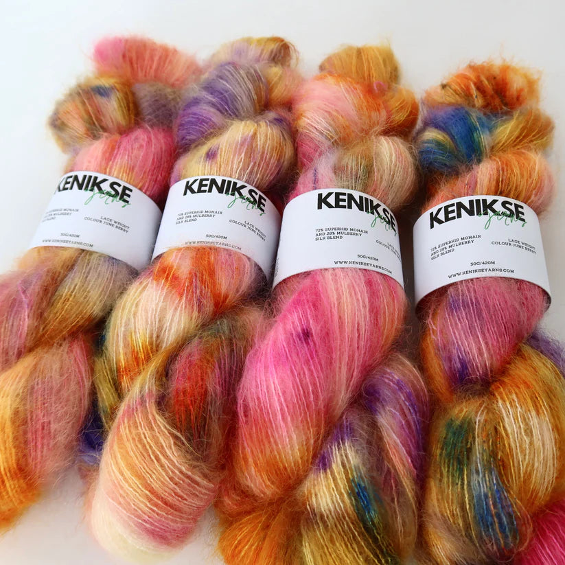 Mohair and Mulberry Silk | June Berry
