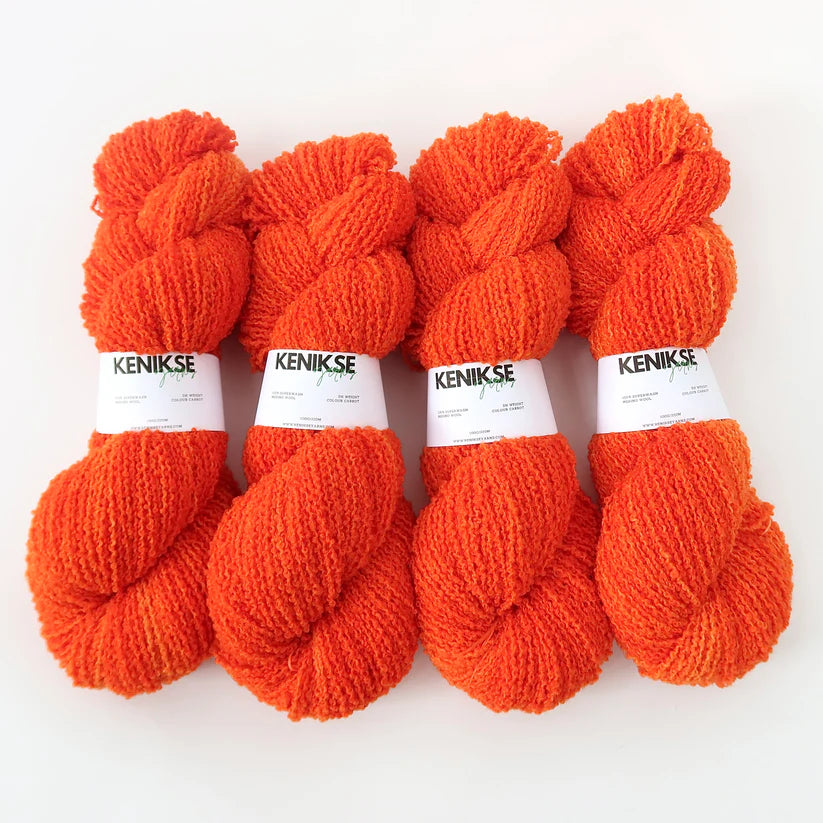 Merino Boucle from KENIKSE Yarns | Carrot