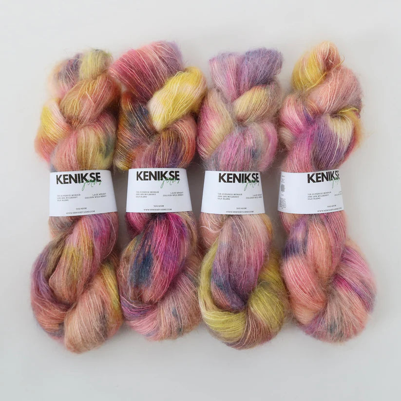 Superkid Mohair from KENIKSE Yarns | Wild Berry
