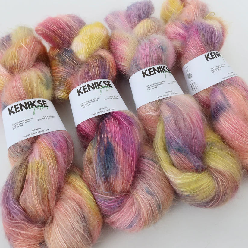 Superkid Mohair from KENIKSE Yarns | Wild Berry
