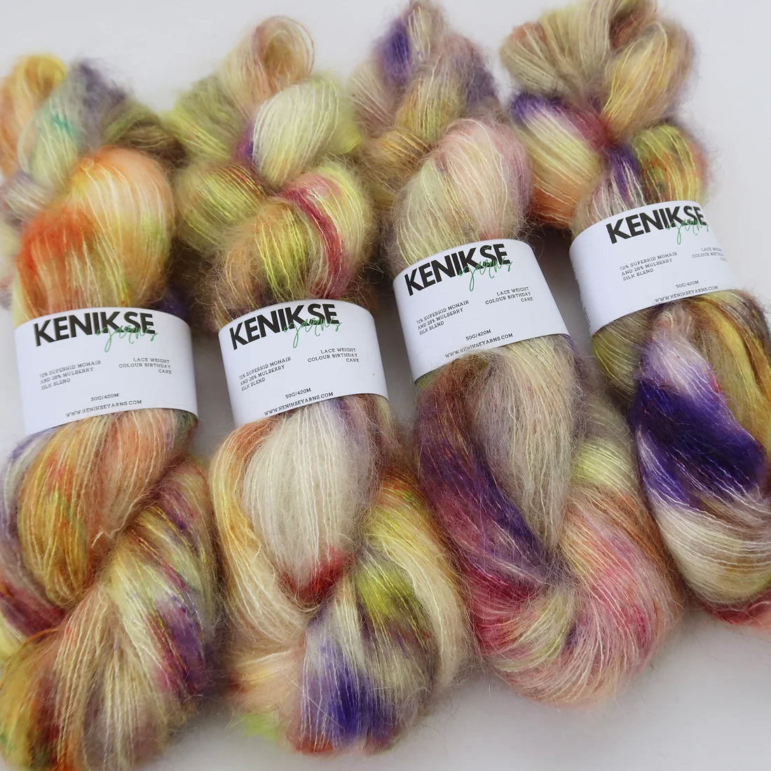 Superkid Mohair from KENIKSE Yarns | Birthday Cake