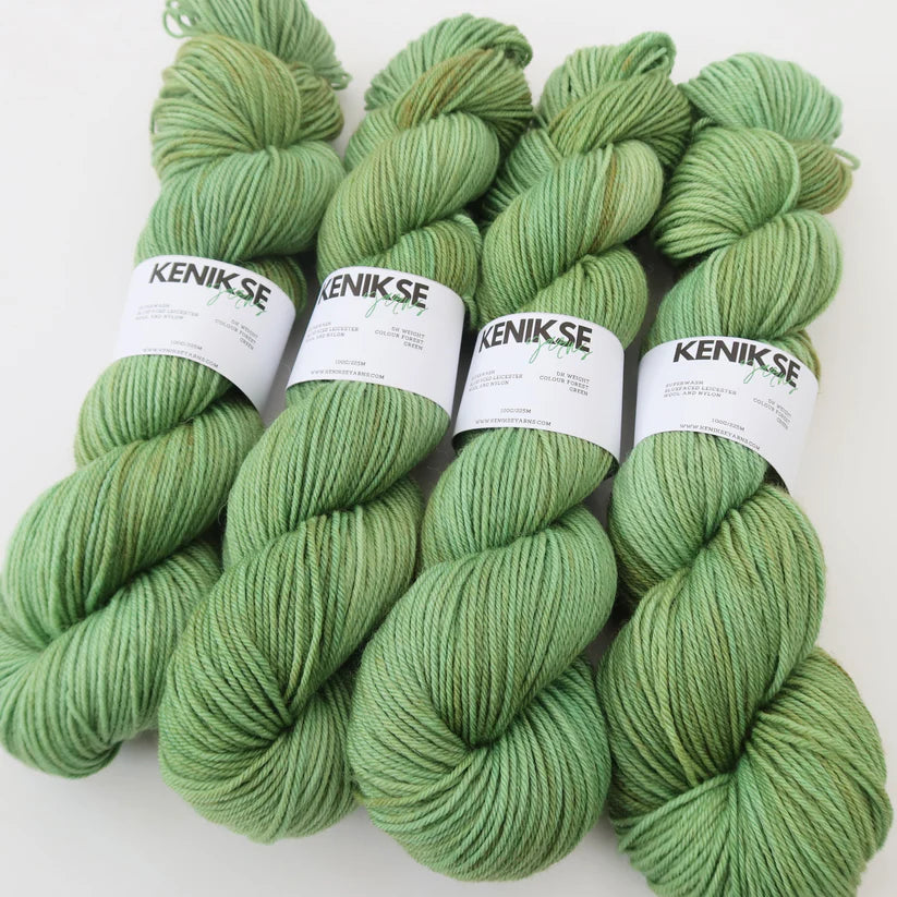 DK BFL from KENIKSE Yarns | Forest Green