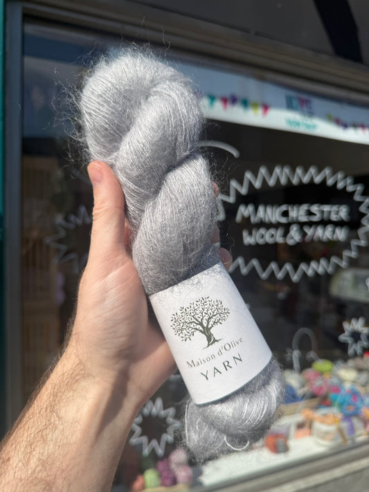 Kid-Silk Mohair from Maison d'Olive | Storm
