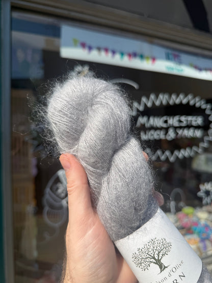 Kid-Silk Mohair from Maison d'Olive | Storm