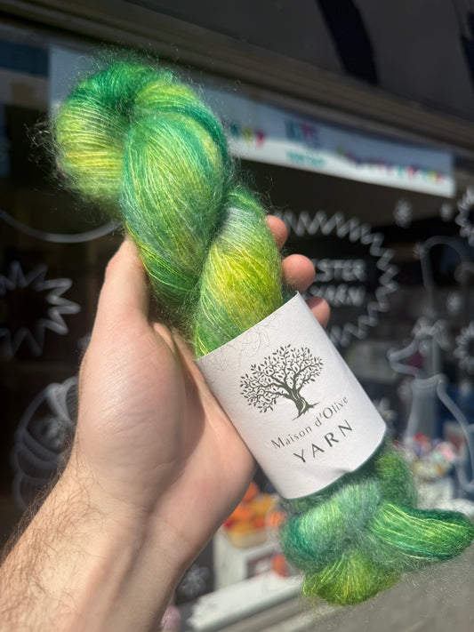 Kid-Silk Mohair from Maison d'Olive | Kiwi Twist