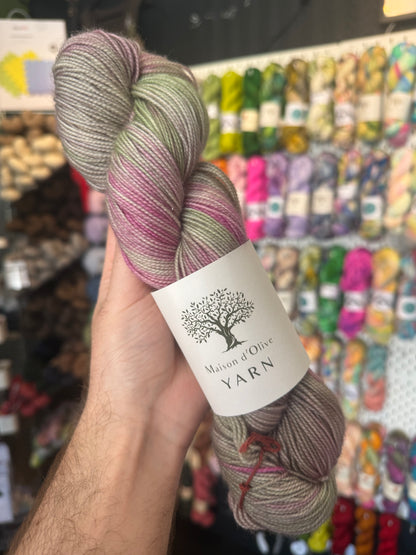 4ply/ SOCK from Maison d'Olive | Plum Pudding