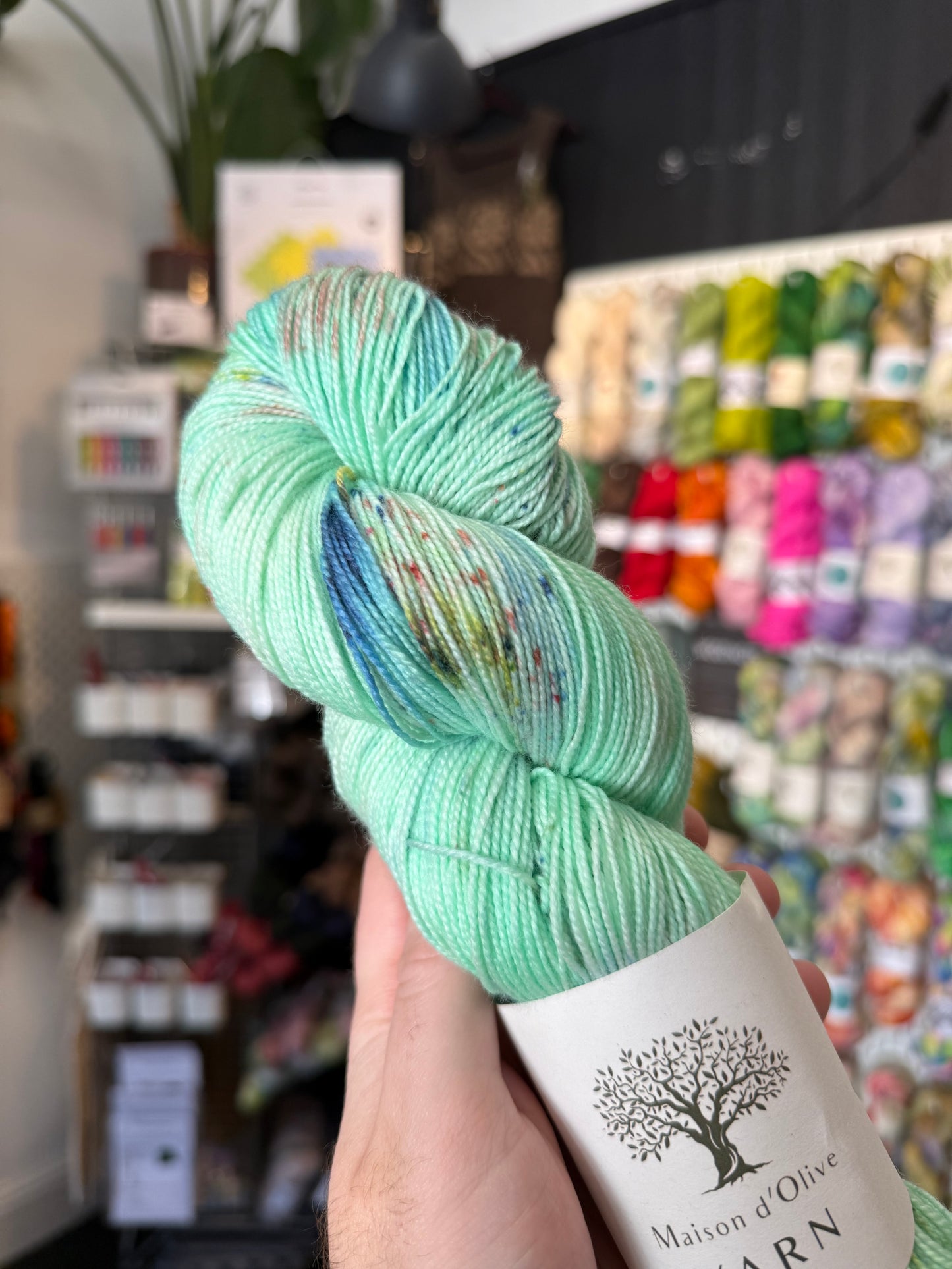 4ply/ SOCK from Maison d'Olive | Spearmint dream
