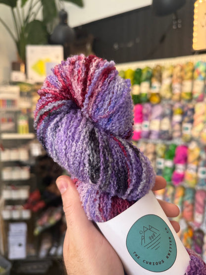 DK Merino Boucle from The Curious Knitter Co | Spring Sunset