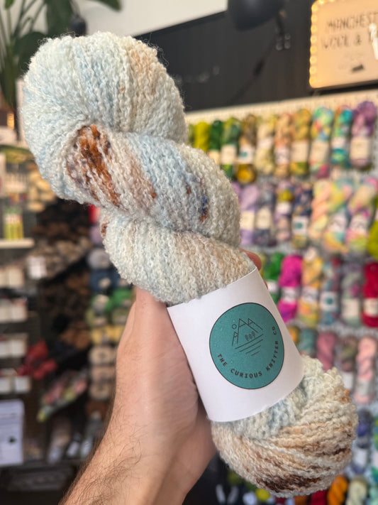 DK Merino Boucle from The Curious Knitter Co | For the love of Mountains