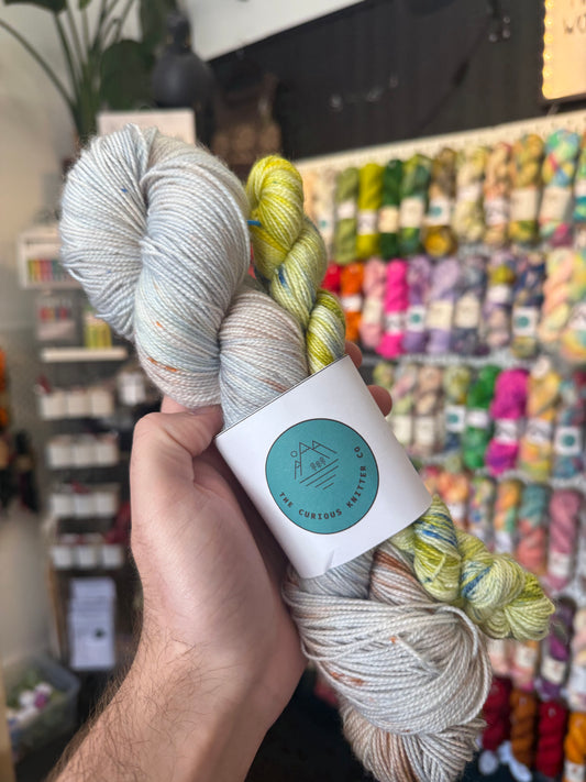 Sock set from The Curious Knitter Co | For the love of Mountians