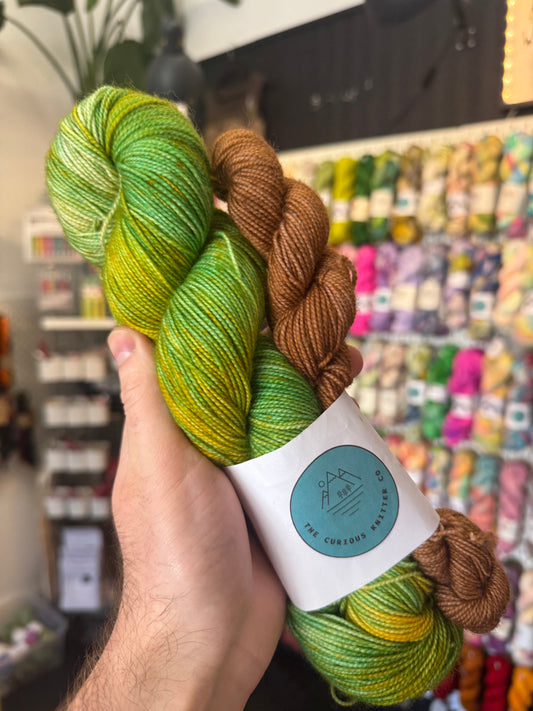 Sock set from The Curious Knitter Co | Into the wild