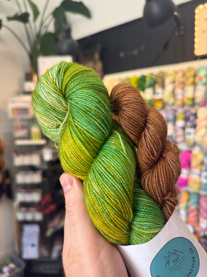Sock set from The Curious Knitter Co | Into the wild