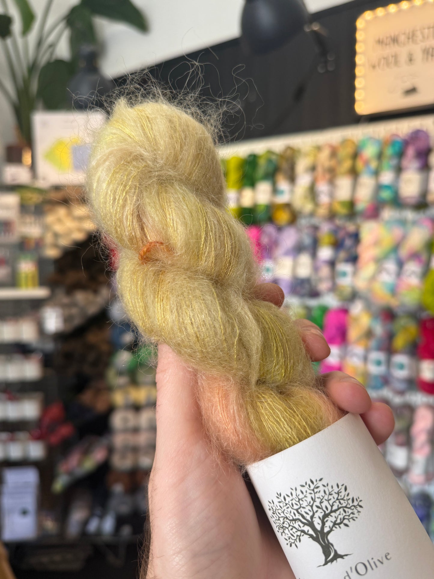 Kid-Silk Mohair from Maison d'Olive | Stewed Rhumbarb