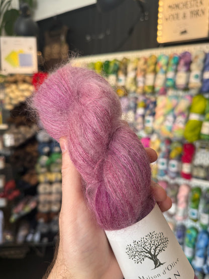 Kid-Silk Mohair from Maison d'Olive | Merlot