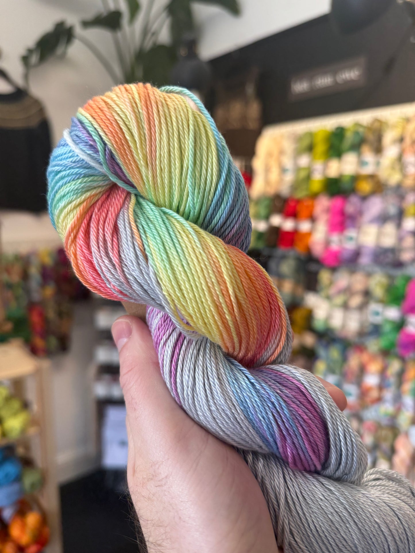 DK Cotton from Three Violet Buttons | Look for me in Rainbows