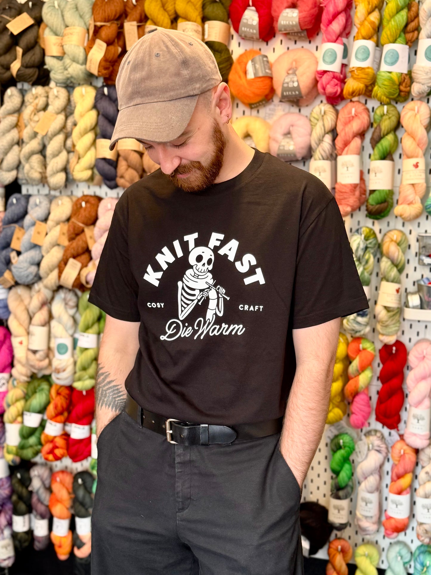 Knit Fast Die warm  100% cotton T-shirt