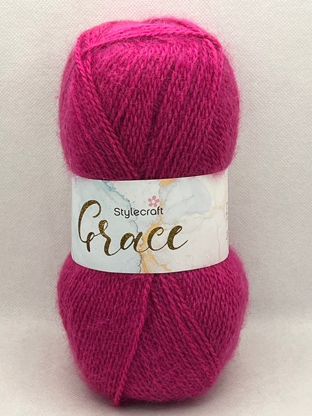 Grace by Stylecraft - Premium Acrylic, Mohair & Wool ARAN