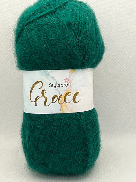 Grace by Stylecraft - Premium Acrylic, Mohair & Wool ARAN