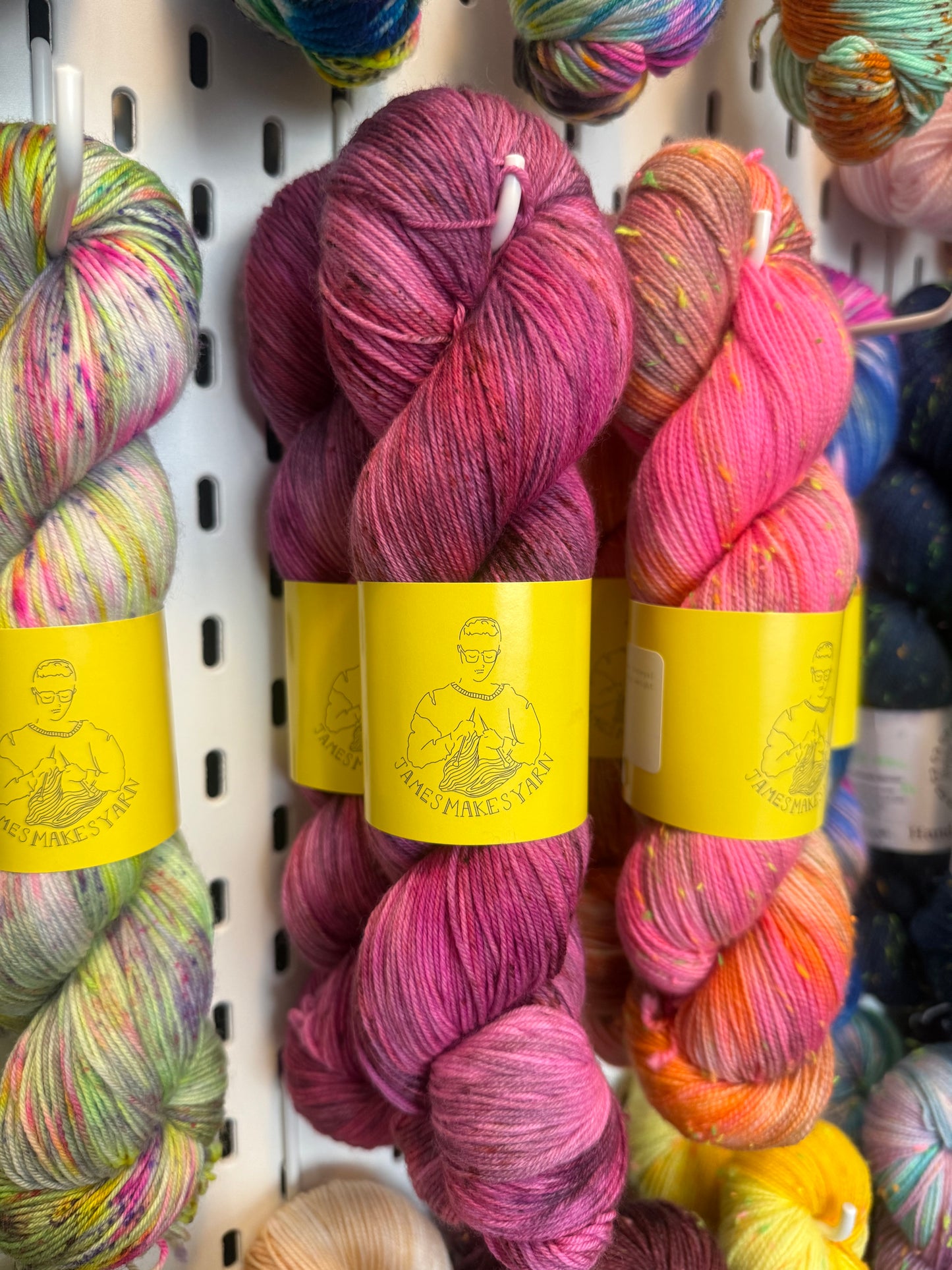 Merino 4PLY sock yarn from James Makes Yarn | Plum Pudding