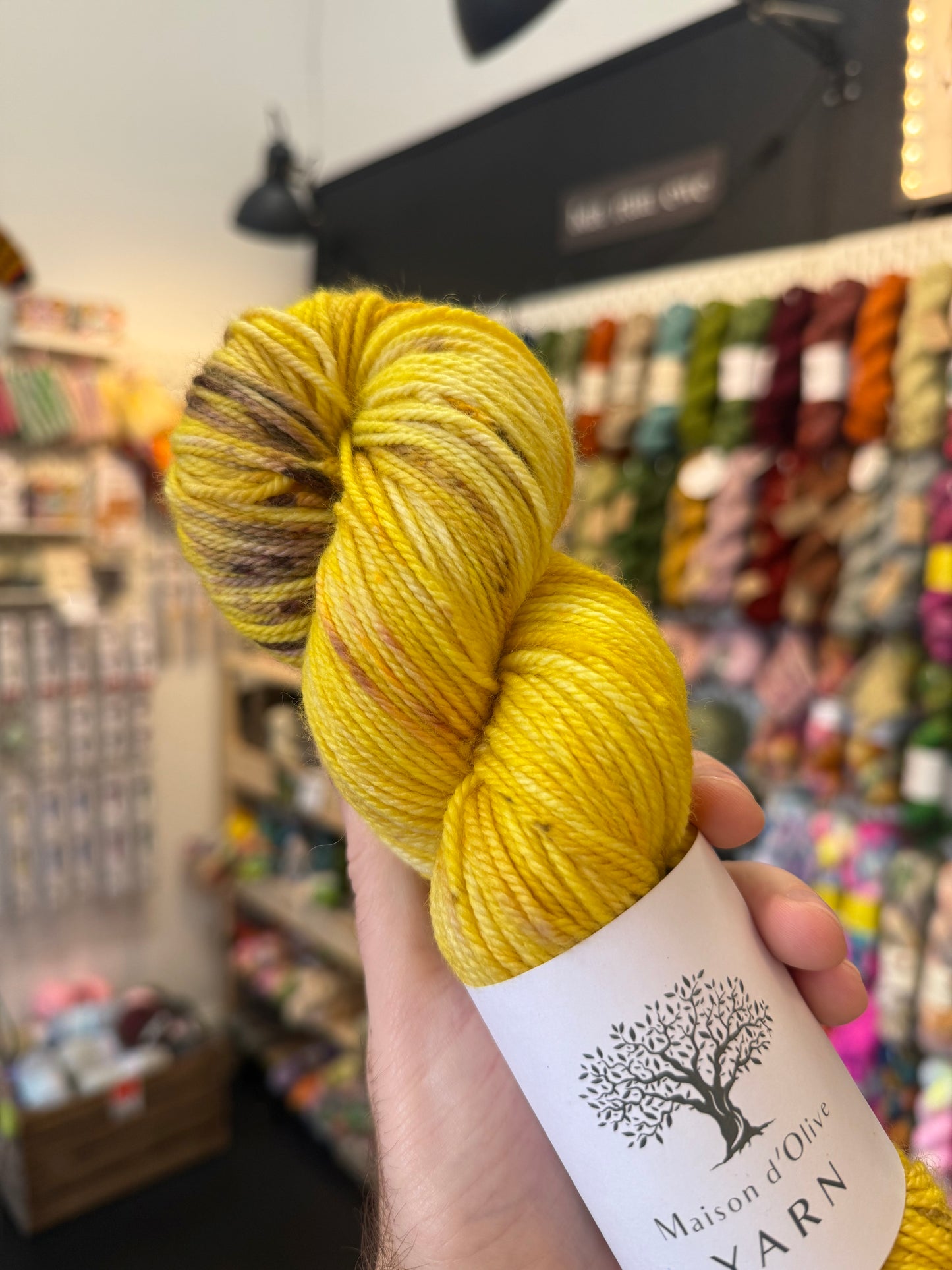 Merino Dk Sock yarn from Maison d'Olive | Banana split 08