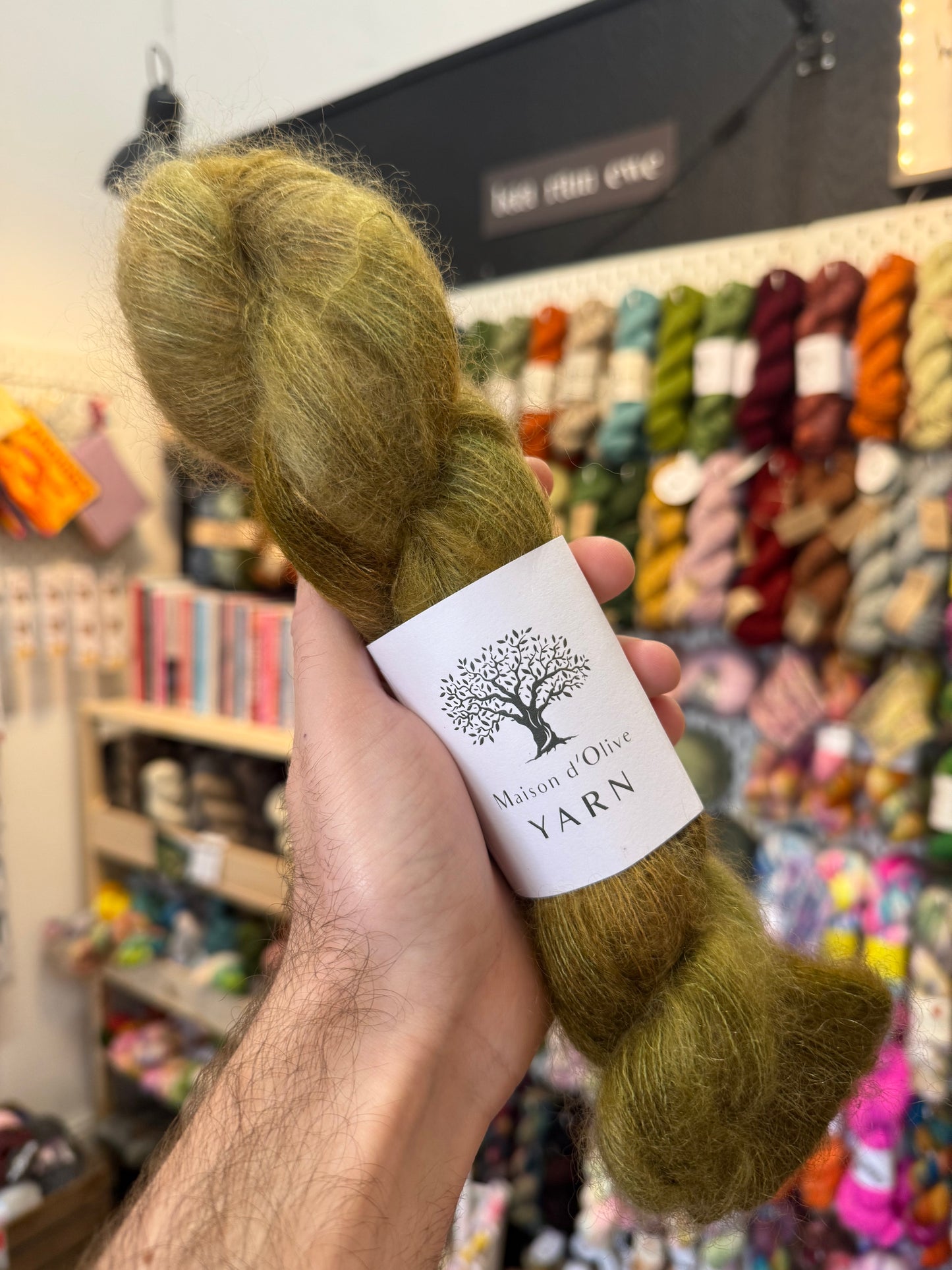 Kid-Silk Mohair from Maison d'Olive | Bronze 211