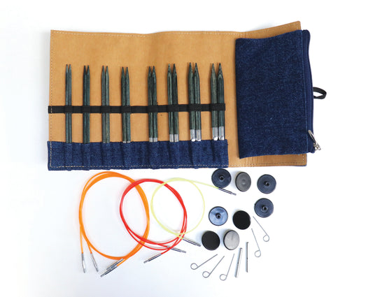 Denim Special Edition interchangeable needle set from KnitPro