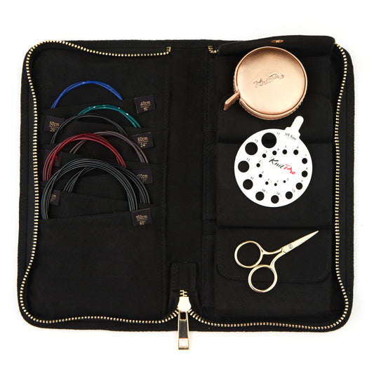 KnitPro Cable case | Coal