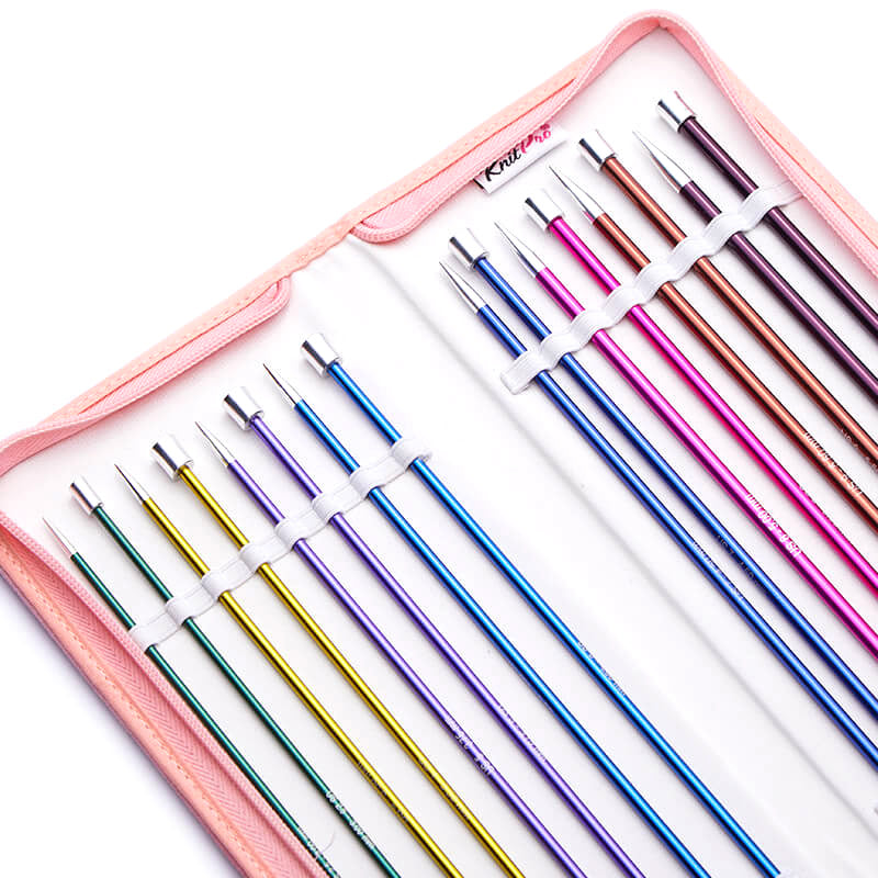 Deluxe Zing straight needle set from KnitPro | 35cm