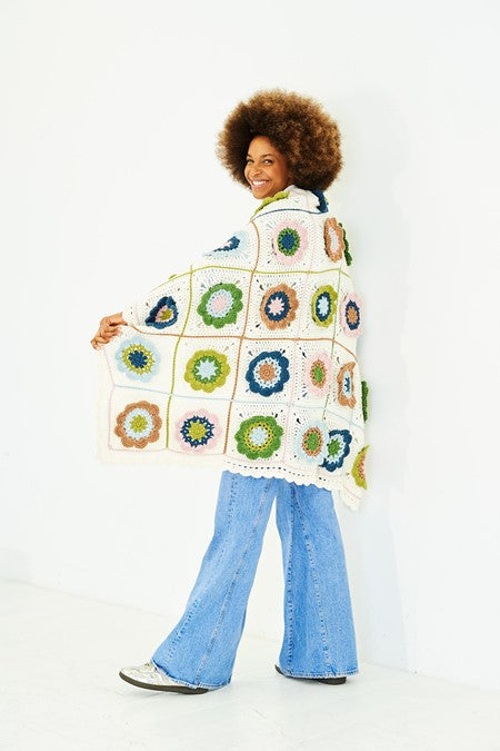 Chunky poncho/ blanket pattern from Stylecraft | 10199