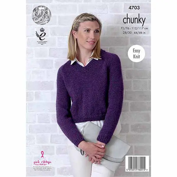 Chunky Sweater & Cardigan pattern | 4703