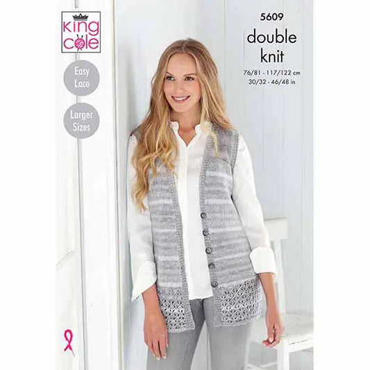 DK cardigan & waistcoat patterns | 5609