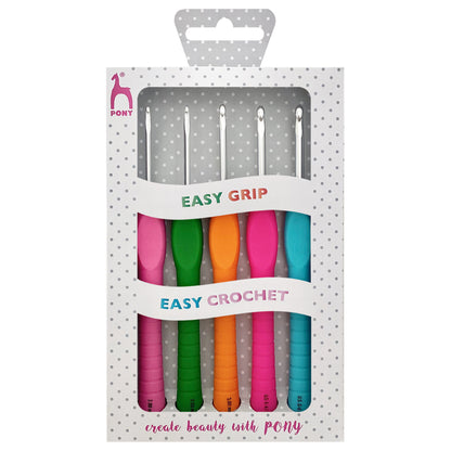 Easy Grip Crochet Hook set from Pony