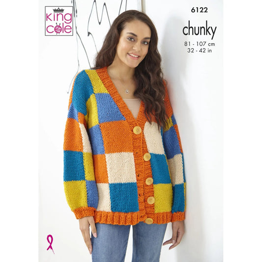 Chunky patchwork cardigans | 6122