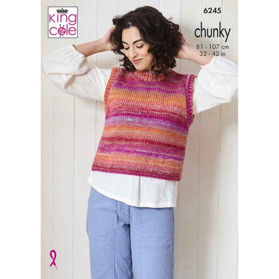 Chunky Tank top - Slip over Pattern | 6245