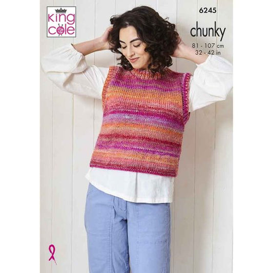 Chunky Tank top - Slip over Pattern | 6245