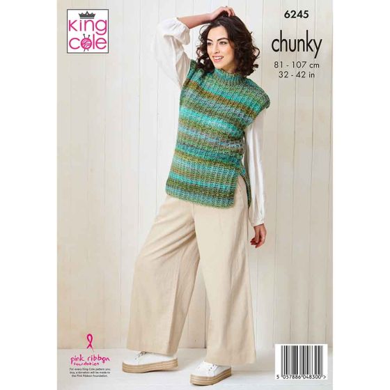 Chunky Tank top - Slip over Pattern | 6245