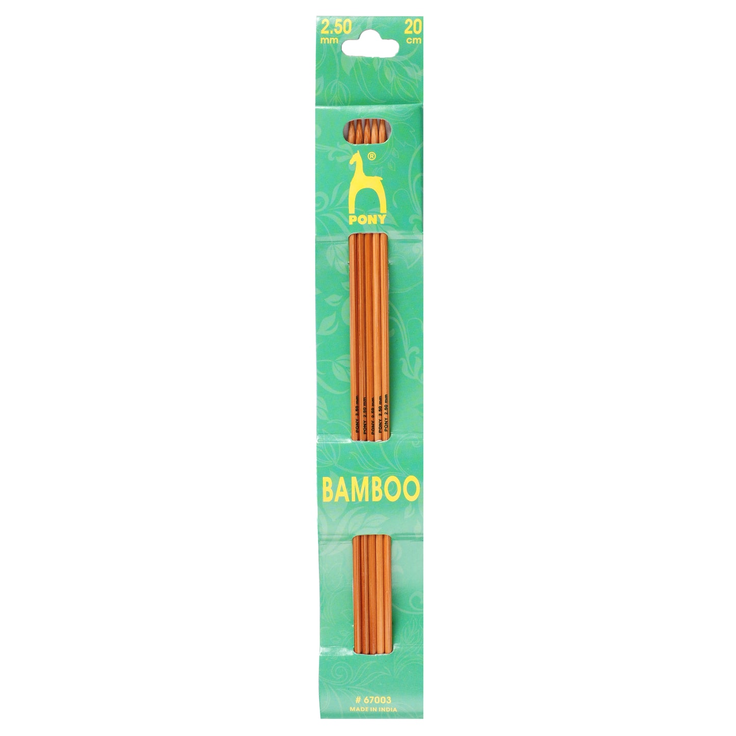 Pony Bamboo DPN's | 2.5mm | 20cm | set of 5